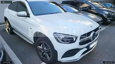 Photo 1 of 10: 2021 Mercedes-Benz GLC 300e 4Matic Coupe, VIN W1N0J5DB4MF981533 — Korean insurance auction