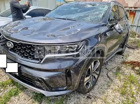 Photo 2 of 25: 2021 Kia Sorento, VIN KNARH81GDMA003886 — Korean insurance auction