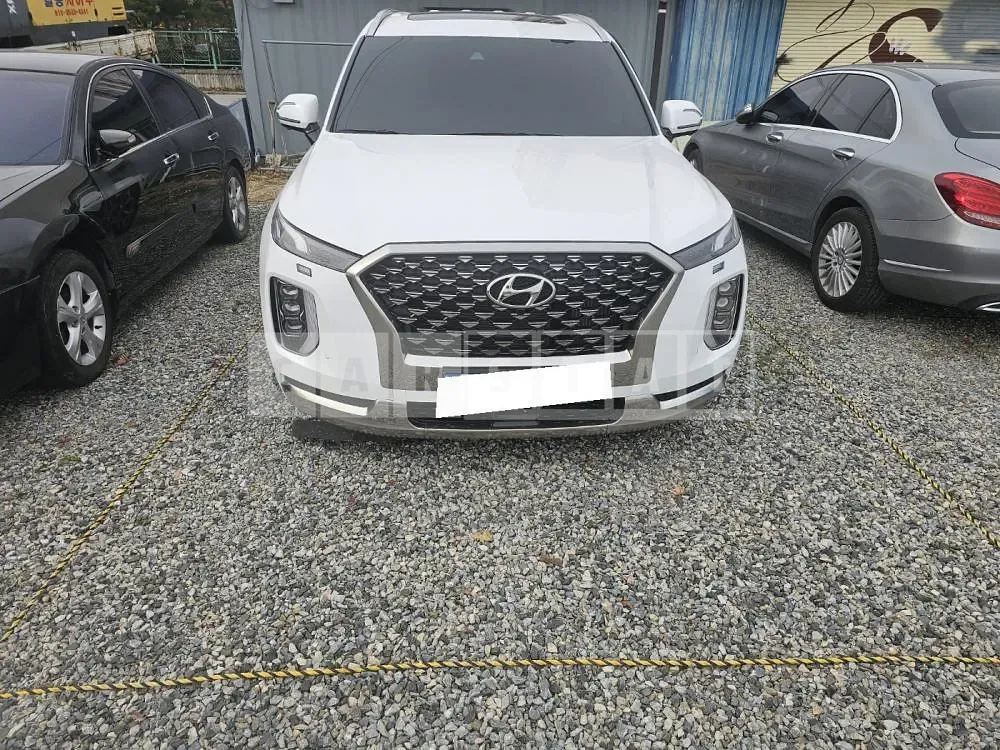 Photo 2 of 14: 2022 Hyundai Palisade, VIN KMHR581ADNU470606 — Korean insurance auction