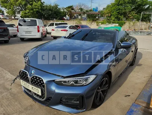 Photo 2 of 6: 2021 BMW 420i Convertible, VIN WBA71AT05MCG28847 — Korean insurance auction