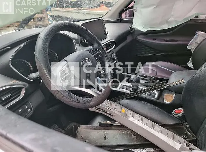Photo 2 of 21: 2019 Hyundai Santa Fe, VIN KMHS281BBKU155368 — Korean insurance auction