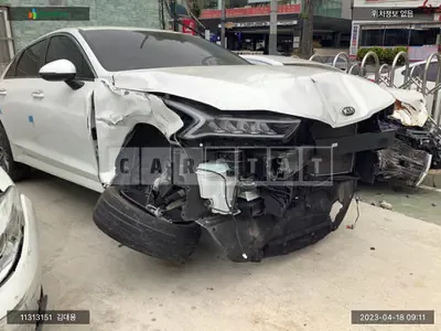 Photo 1 of 13: 2021 Kia K5, VIN KNAG741BBMA107783 — Korean insurance auction