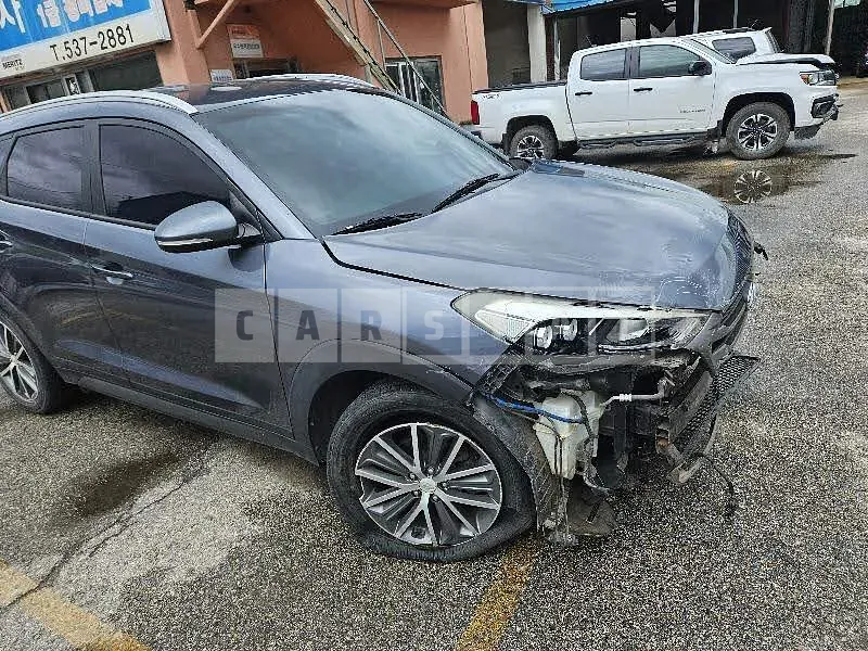Photo 2 of 5: 2015 Hyundai Tucson, VIN KMHJ3815GGU013058 — Korean insurance auction