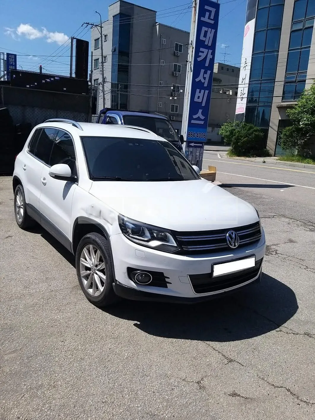 Photo 2 of 15: 2015 Volkswagen Tiguan 2.0 TDI BMT, VIN WVGZZZ5NZFW572727 — Korean insurance auction