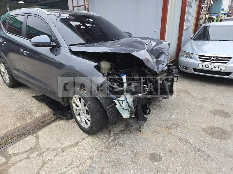 Photo 2 of 11: 2020 Hyundai Tucson, VIN KMHJ3812GLU252368 — Korean insurance auction