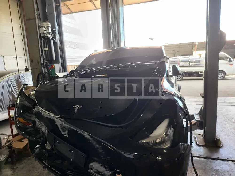 Photo 2 of 40: 2021 Tesla Modely Long Range, VIN 5YJYGDEE0MF176063 — Korean insurance auction