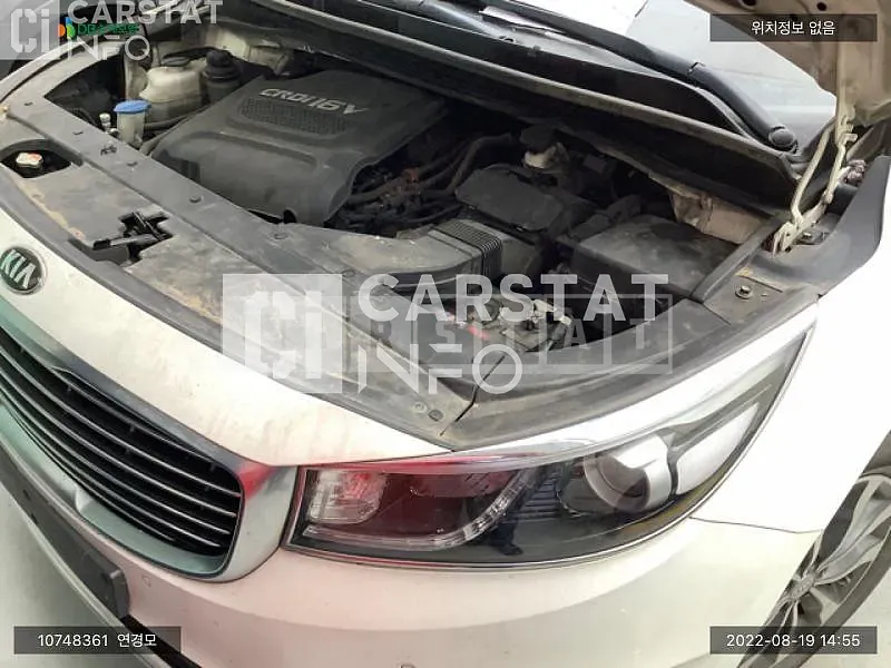Photo 2 of 16: 2016 Kia Carnival, VIN KNAMC81ABGS221910 — Korean insurance auction
