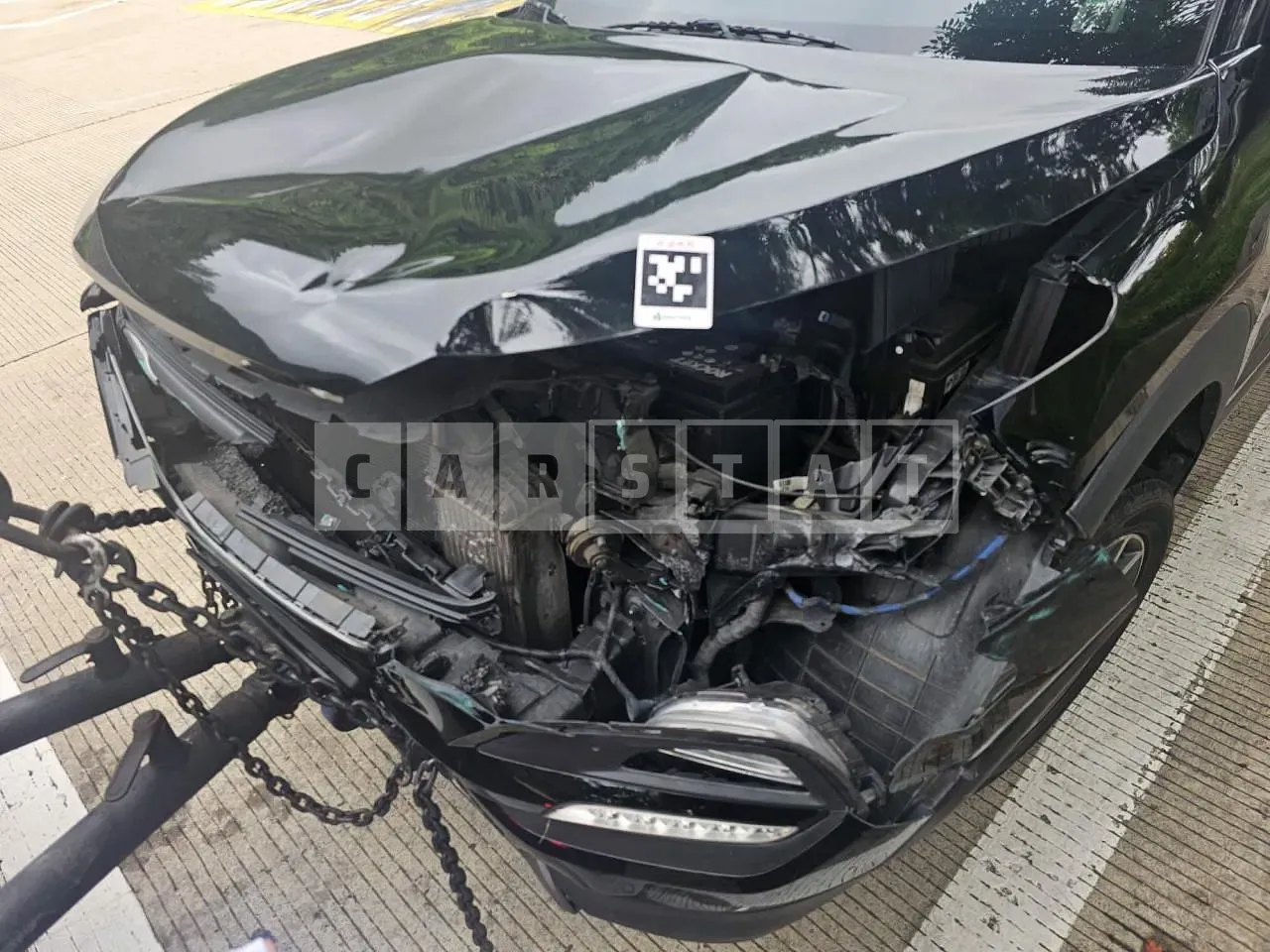Photo 2 of 10: 2015 Hyundai Tucson, VIN KMHJ3815GGU013788 — Korean insurance auction