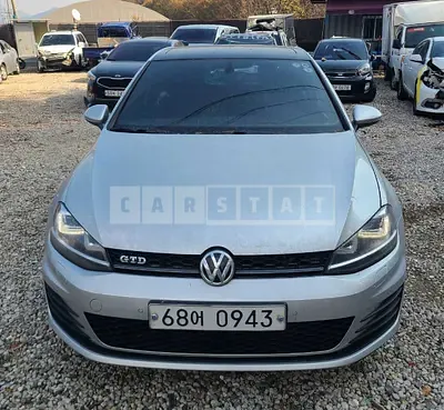 Photo 1 of 8: 2015 Volkswagen Golf GTD, VIN WVWZZZAUZFW242779 — Korean insurance auction