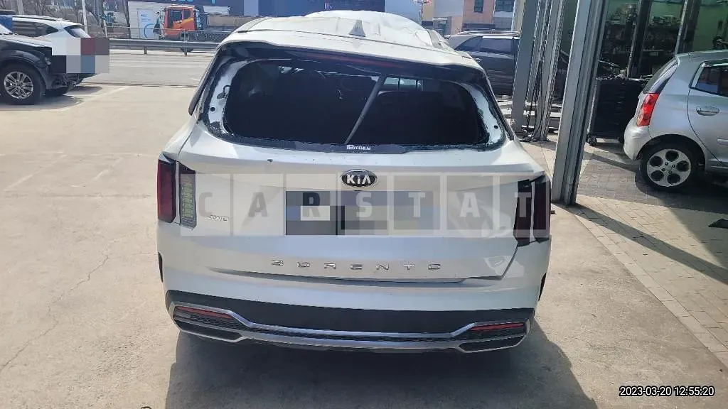 Photo 2 of 20: 2021 Kia Sorento 2.2 (4th Generation), VIN KNARM81BHMA077153 — Korean insurance auction