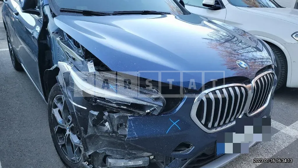 Photo 2 of 12: 2021 BMW X1 xDrive20i, VIN WBA11DG0XM5S89697 — Korean insurance auction