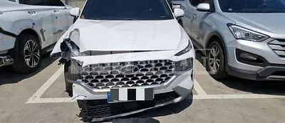 Photo 1 of 30: 2022 Hyundai Santa Fe Hybrid, VIN KMHS3811BNU043147 — Korean insurance auction