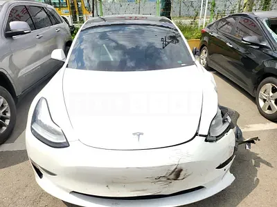 Photo 1 of 48: 2020 Tesla Model 3 Long Range, VIN 5YJ3E1EB3LF756250 — Korean insurance auction
