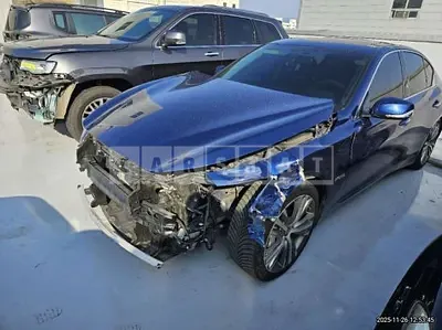 Photo 1 of 16: 2019 Infiniti Q50S Hybrid, VIN JNKAV71E7KM180015 — Korean insurance auction
