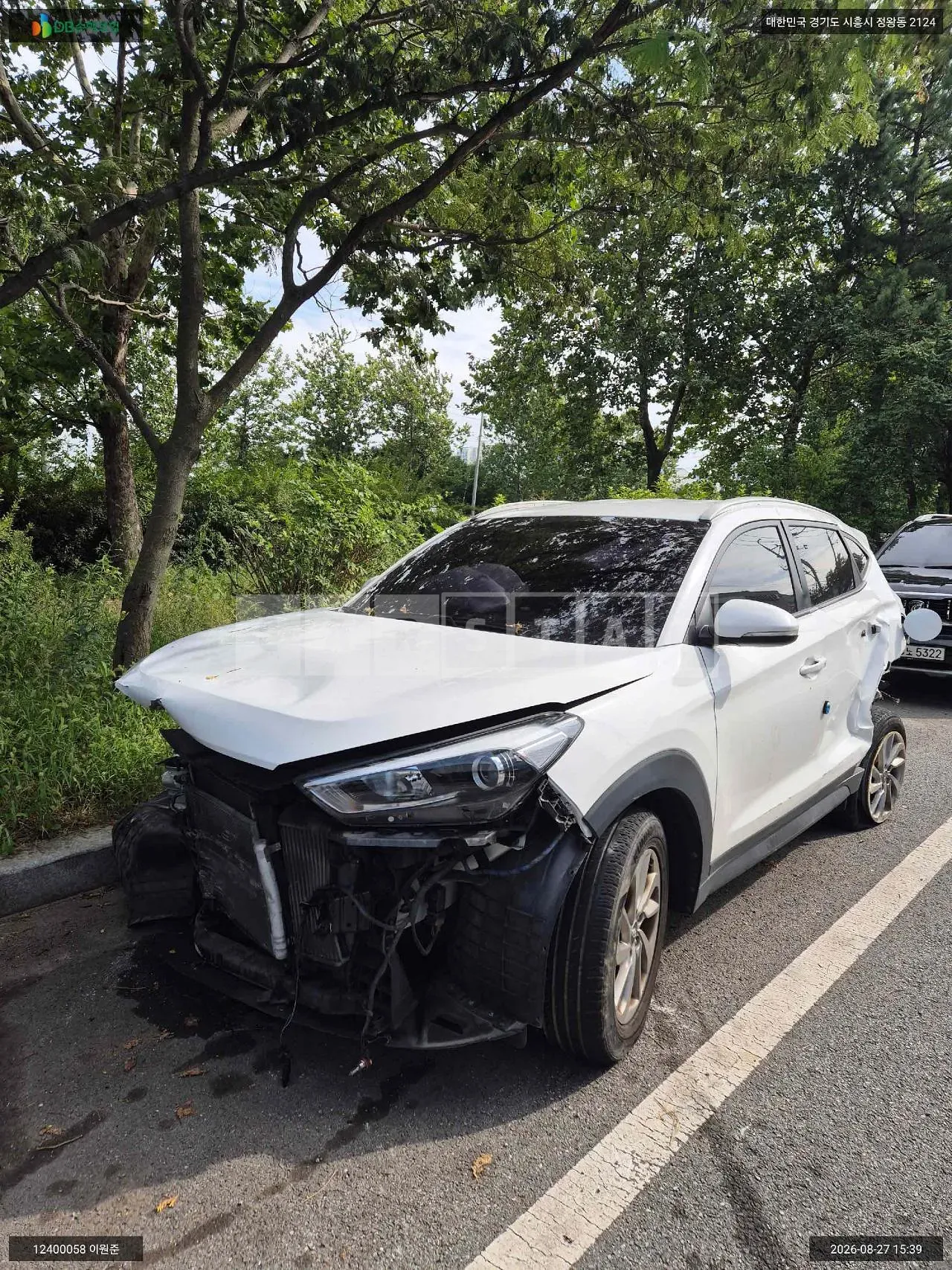 Photo 2 of 13: 2015 Hyundai Tucson 1.7 VGT, VIN KMHJ3815GGU059493 — Korean insurance auction