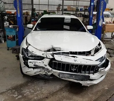 Photo 1 of 11: 2019 Maserati Ghibli, VIN ZAM57XSG1K1327682 — Korean insurance auction