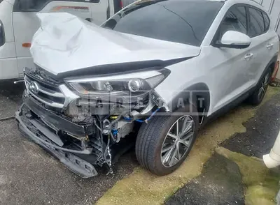 Photo 1 of 28: 2017 Hyundai Tucson, VIN KMHJ381ABHU402409 — Korean insurance auction