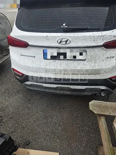Photo 1 of 7: 2018 Hyundai Santa Fe R2.2 (TM), VIN KMHS381CBKU015688 — Korean insurance auction