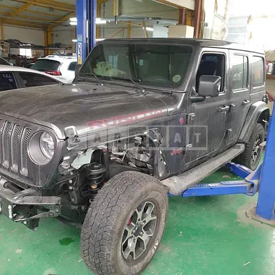 Photo 1 of 17: 2020 Jeep Wrangler Rubicon, VIN 1C4HJXFN5LW244398 — Korean insurance auction