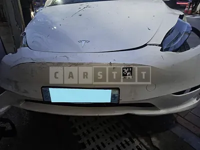 Photo 1 of 18: 2024 Tesla Model Y, VIN LRWYGCFS4RC416294 — Korean insurance auction