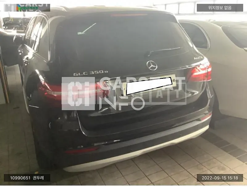 Photo 2 of 9: 2018 Mercedes-Benz GLC 350e 4Matic, VIN WDC0G5EB1KF535917 — Korean insurance auction