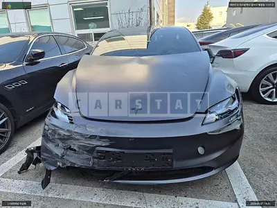 Photo 1 of 37: 2025 Tesla Model 3 RWD, VIN LRW3E7FS0SC677435 — Korean insurance auction