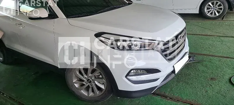 Photo 2 of 10: 2015 Hyundai Tucson, VIN KMHJ3815GGU077677 — Korean insurance auction