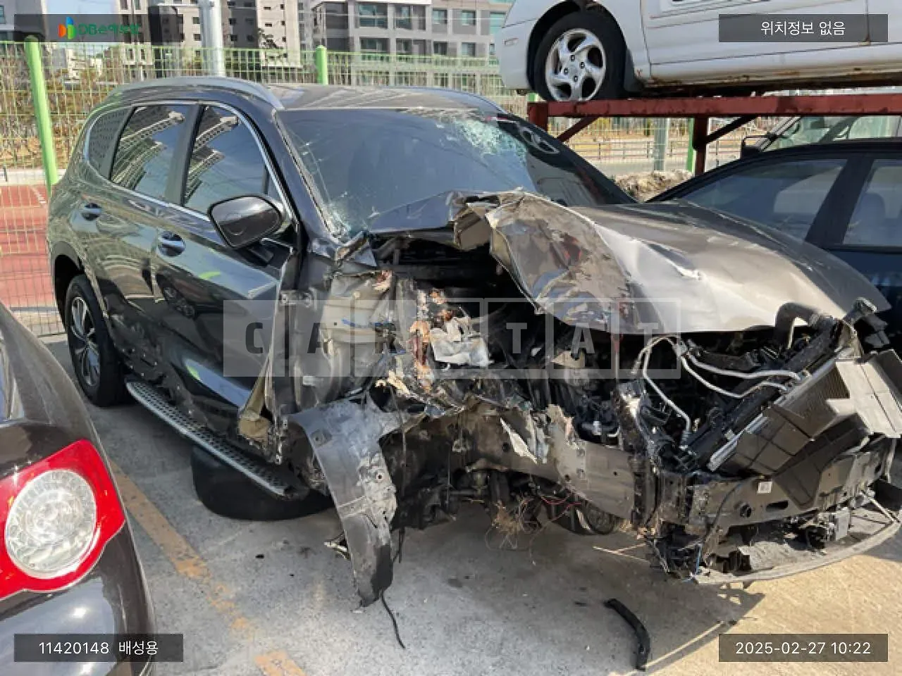 Photo 2 of 10: 2020 Hyundai Santa Fe, VIN KMHS281ABLU293454 — Korean insurance auction