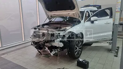 Photo 1 of 21: 2021 Volvo XC60 T8AWD, VIN YV1UZBR0DM1749064 — Korean insurance auction