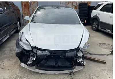 Photo 1 of 10: 2020 Tesla Model 3 Long Range, VIN 5YJ3E1EB8LF749715 — Korean insurance auction