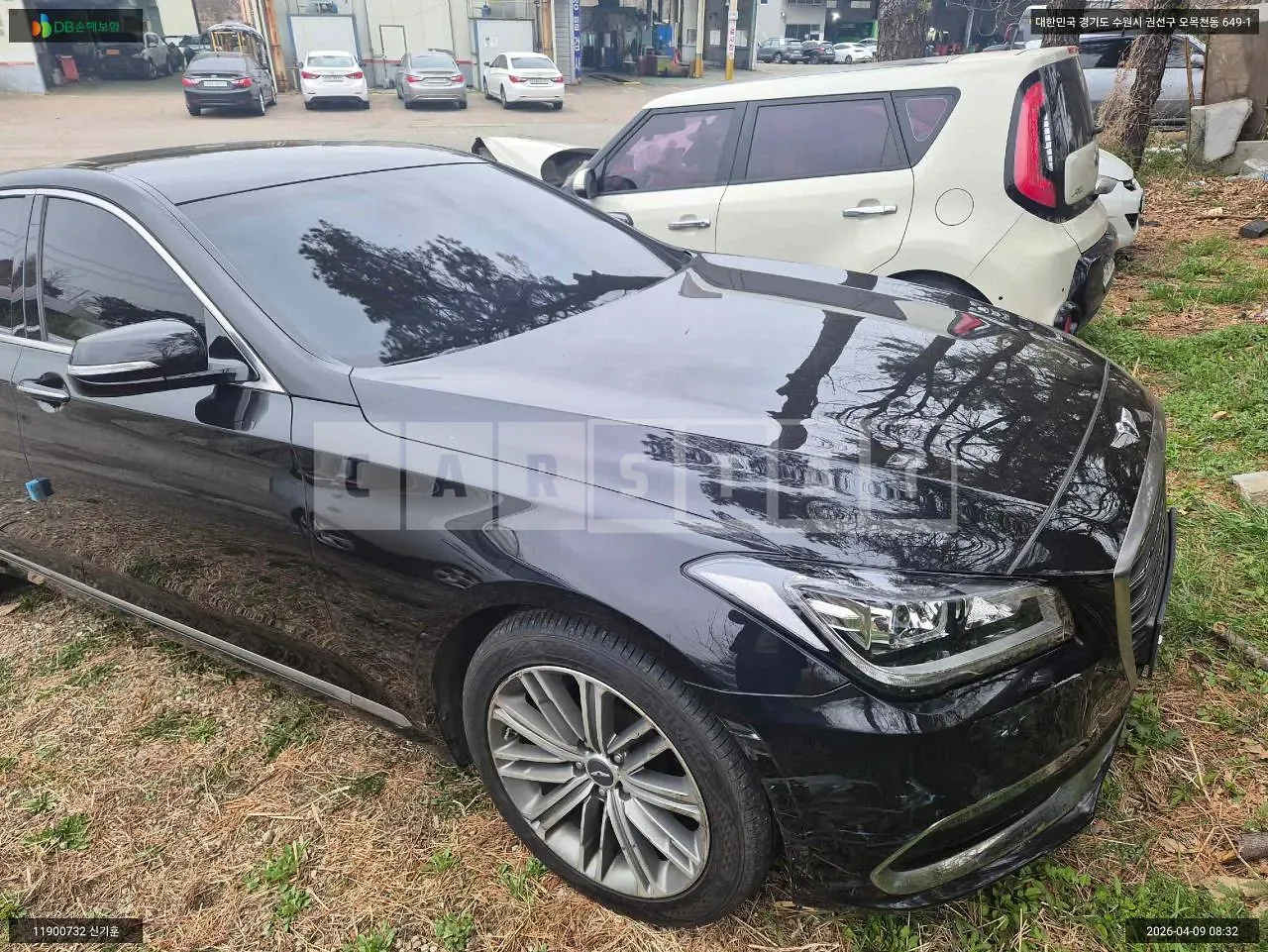 Photo 2 of 20: 2018 Hyundai Genesis G80, VIN KMHGL412BJU299454 — Korean insurance auction
