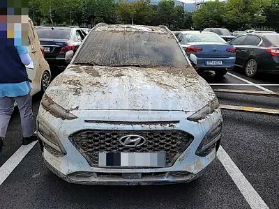Photo 1 of 8: 2018 Hyundai Kona, VIN KMHK4815GJU061573 — Korean insurance auction