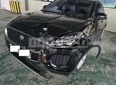 Photo 1 of 45: 2018 Jaguar E-Pace P250, VIN SADFA2BX0J1Z29103 — Korean insurance auction