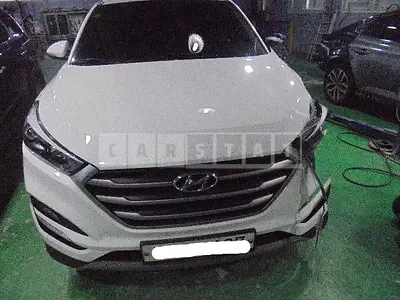 Photo 1 of 31: 2018 Hyundai Tucson, VIN KMHJ381ABJU646875 — Korean insurance auction