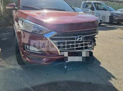 Photo 1 of 17: 2019 Hyundai Tucson TL 1.6 (Gasoline), VIN KMHJ5812GKU121921 — Korean insurance auction