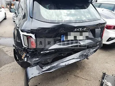 Photo 1 of 28: 2023 Kia Sorento 1.6 Hybrid, VIN KNARK81GBRA253176 — Korean insurance auction