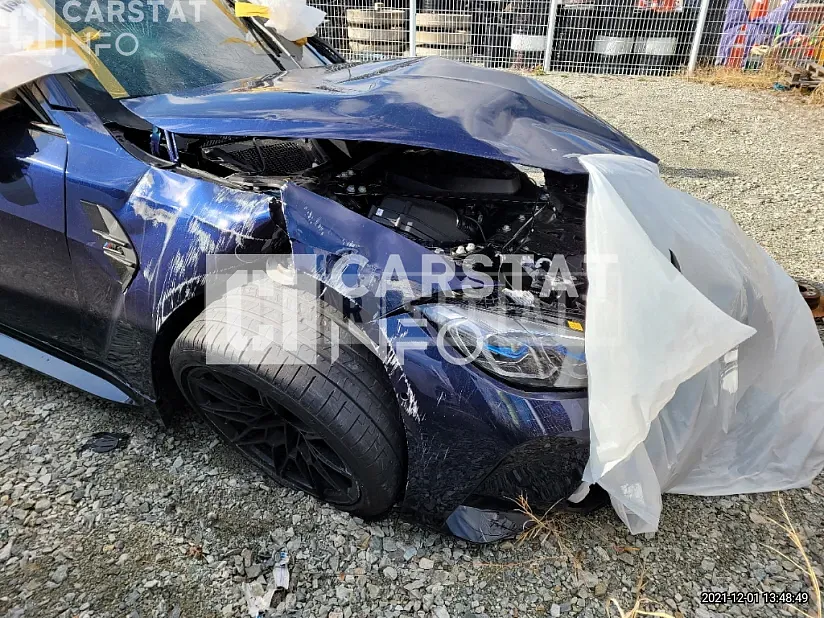 Photo 2 of 16: 2021 BMW M4 Competition, VIN WBS31AZ05MCH34491 — Korean insurance auction