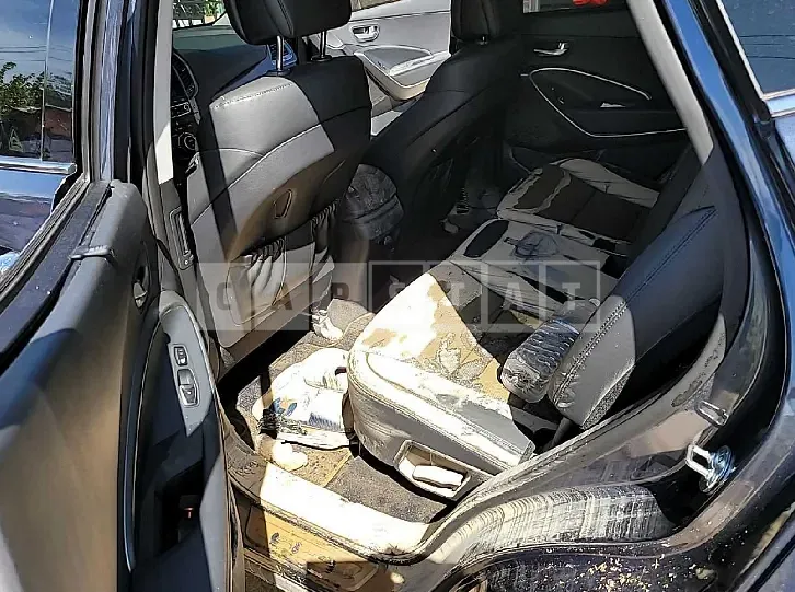 Photo 2 of 6: 2018 Hyundai Santa Fe, VIN KMHSW81UBJU857696 — Korean insurance auction