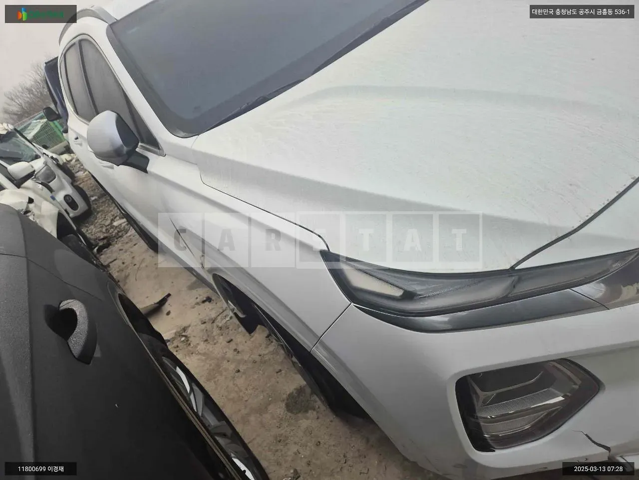Photo 2 of 12: 2019 Hyundai Santa Fe, VIN KMHS581CBLU214823 — Korean insurance auction