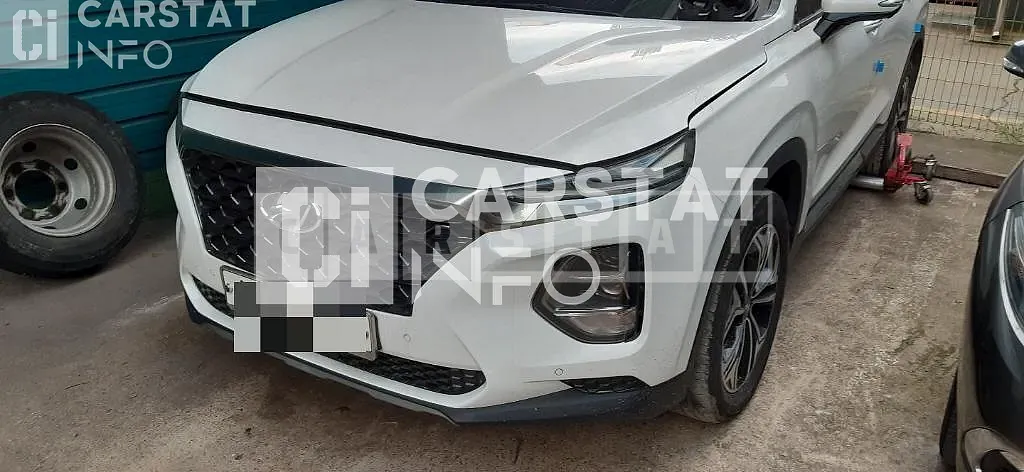Photo 2 of 10: 2019 Hyundai Santa Fe, VIN KMHS281BBKU021110 — Korean insurance auction