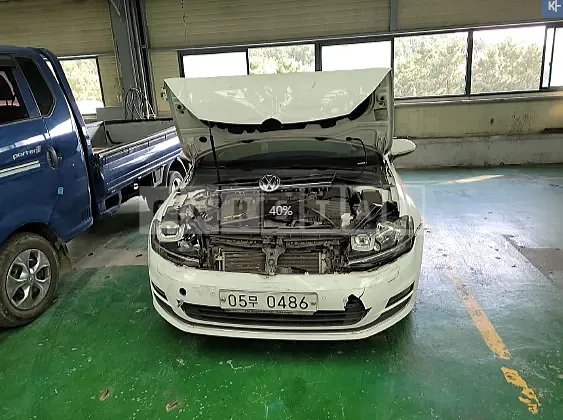 Photo 2 of 7: 2016 Volkswagen Golf 2.0 TDI BMT, VIN WVWZZZAUZGW035959 — Korean insurance auction
