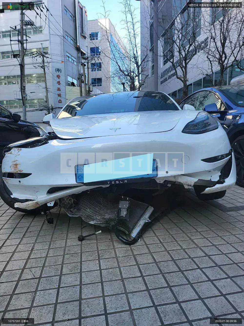 Photo 2 of 19: 2020 Tesla Model 3 Long Range, VIN 5YJ3E1EB0LF694824 — Korean insurance auction