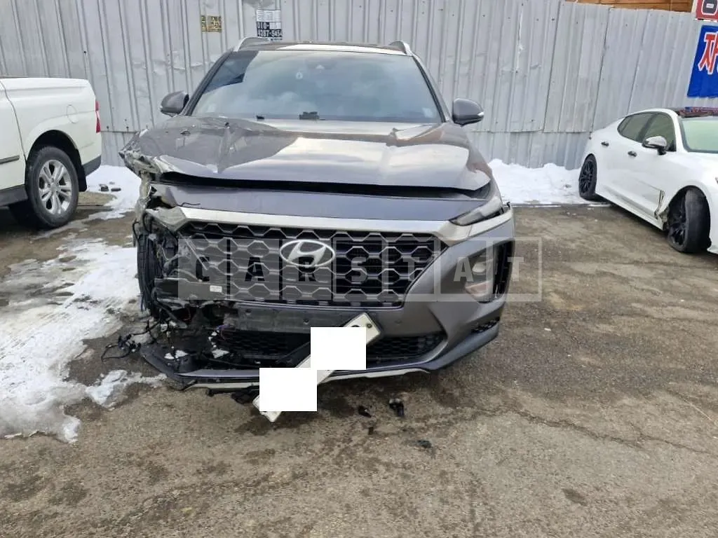 Photo 2 of 41: 2019 Hyundai Santa Fe, VIN KMHS381BBKU108244 — Korean insurance auction