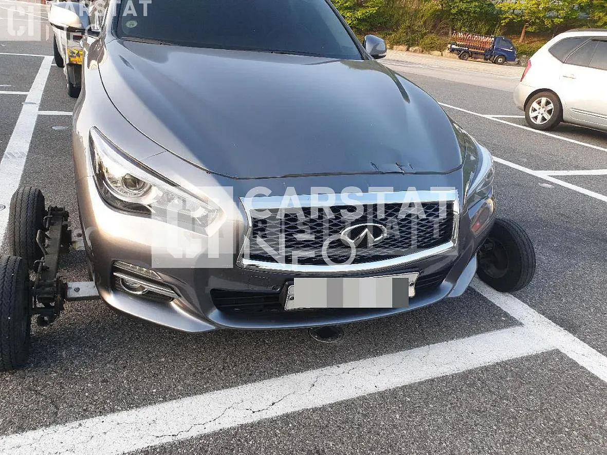 Photo 2 of 12: 2015 Infiniti Q50 2.2d, VIN JNKDV71E1FM531374 — Korean insurance auction