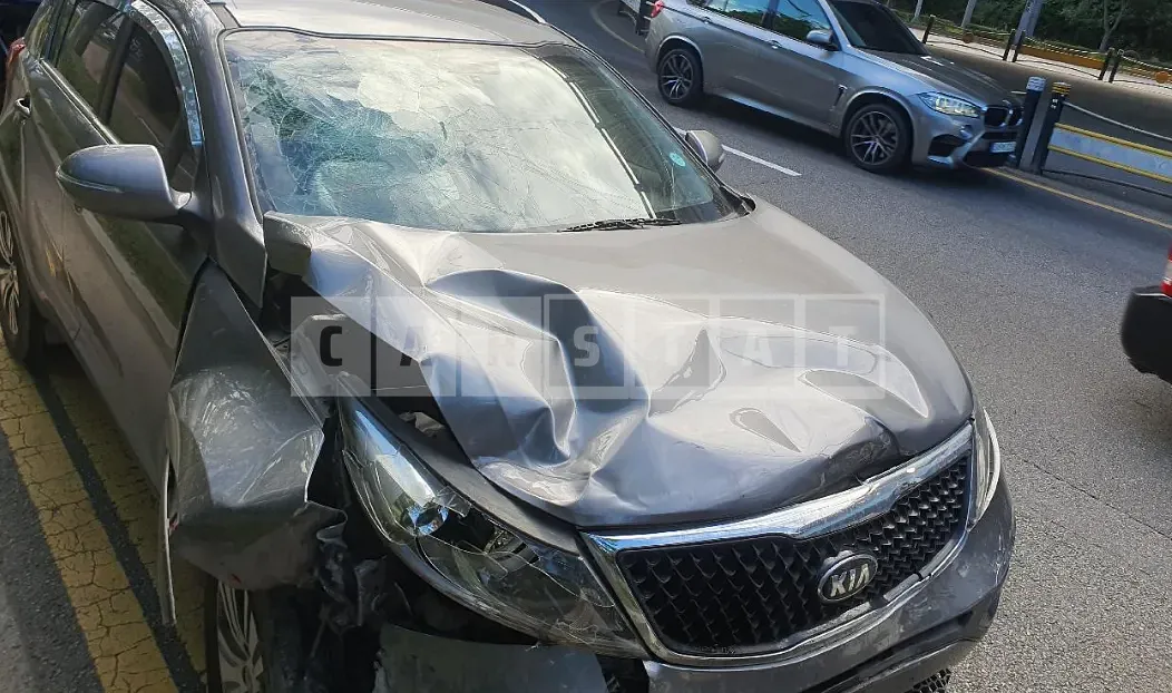 Photo 2 of 8: 2015 Kia Sportage, VIN KNAPC813BFK786088 — Korean insurance auction