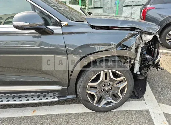 Photo 2 of 26: 2022 Hyundai Santa Fe — Korean insurance auction