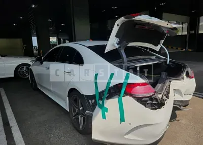 Photo 1 of 4: 2020 Mercedes-Benz CLS300 d, VIN WDD2J1JBXLA053692 — Korean insurance auction