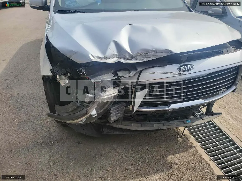 Photo 2 of 8: 2015 Kia Carnival, VIN KNAMB81ABGS106057 — Korean insurance auction