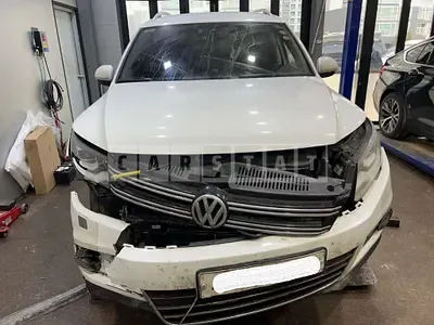 Photo 1 of 21: 2015 Volkswagen Tiguan 2.0 TDI Blue Motion, VIN WVGZZZ5NZFW564954 — Korean insurance auction