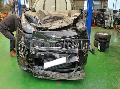 Photo 1 of 13: 2016 Kia Sportage, VIN KNAPN813BGK006208 — Korean insurance auction